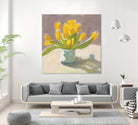 Sunny Tulips by Pamela Munger on GIANT ART - cream botanical