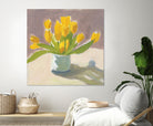 Sunny Tulips by Pamela Munger on GIANT ART - cream botanical