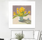 Sunny Tulips by Pamela Munger on GIANT ART - cream botanical