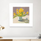 Sunny Tulips by Pamela Munger on GIANT ART - cream botanical