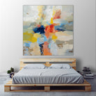 Island Fiesta by Silvia Vassileva on GIANT ART - black abstract