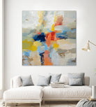 Island Fiesta by Silvia Vassileva on GIANT ART - black abstract