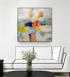 Island Fiesta by Silvia Vassileva on GIANT ART - black abstract