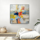 Island Fiesta by Silvia Vassileva on GIANT ART - black abstract