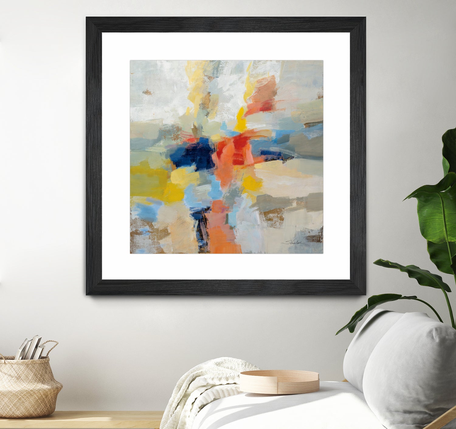 Island Fiesta by Silvia Vassileva on GIANT ART - black abstract