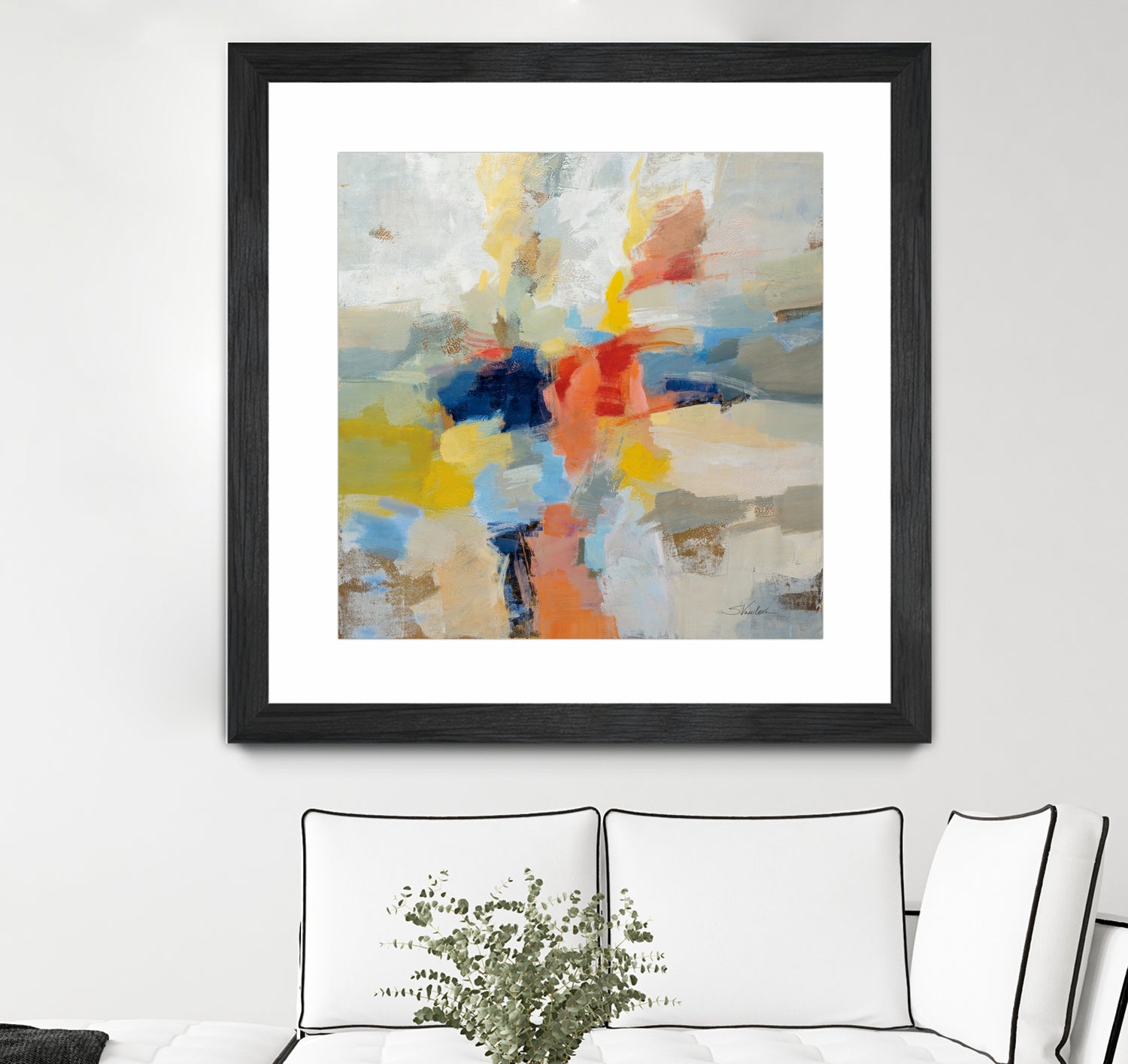 Island Fiesta by Silvia Vassileva on GIANT ART - black abstract