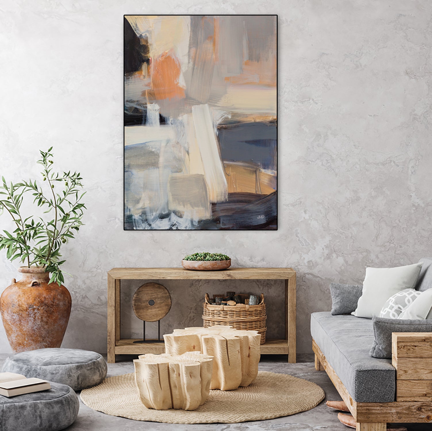 Beale Street Abstract I by Julia Purinton on GIANT ART - orange abstract