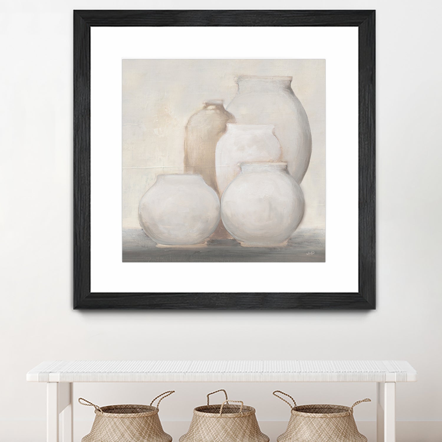 Farmhouse Vases by JULIA PURINTON on GIANT ART - white figurative farmhouse