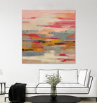 Magenta Hill II by Silvia Vassileva on GIANT ART - black abstract