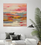 Magenta Hill II by Silvia Vassileva on GIANT ART - black abstract