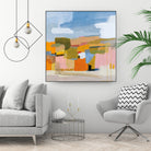 Bright Beginning by Pamela Munger on GIANT ART - beige abstract