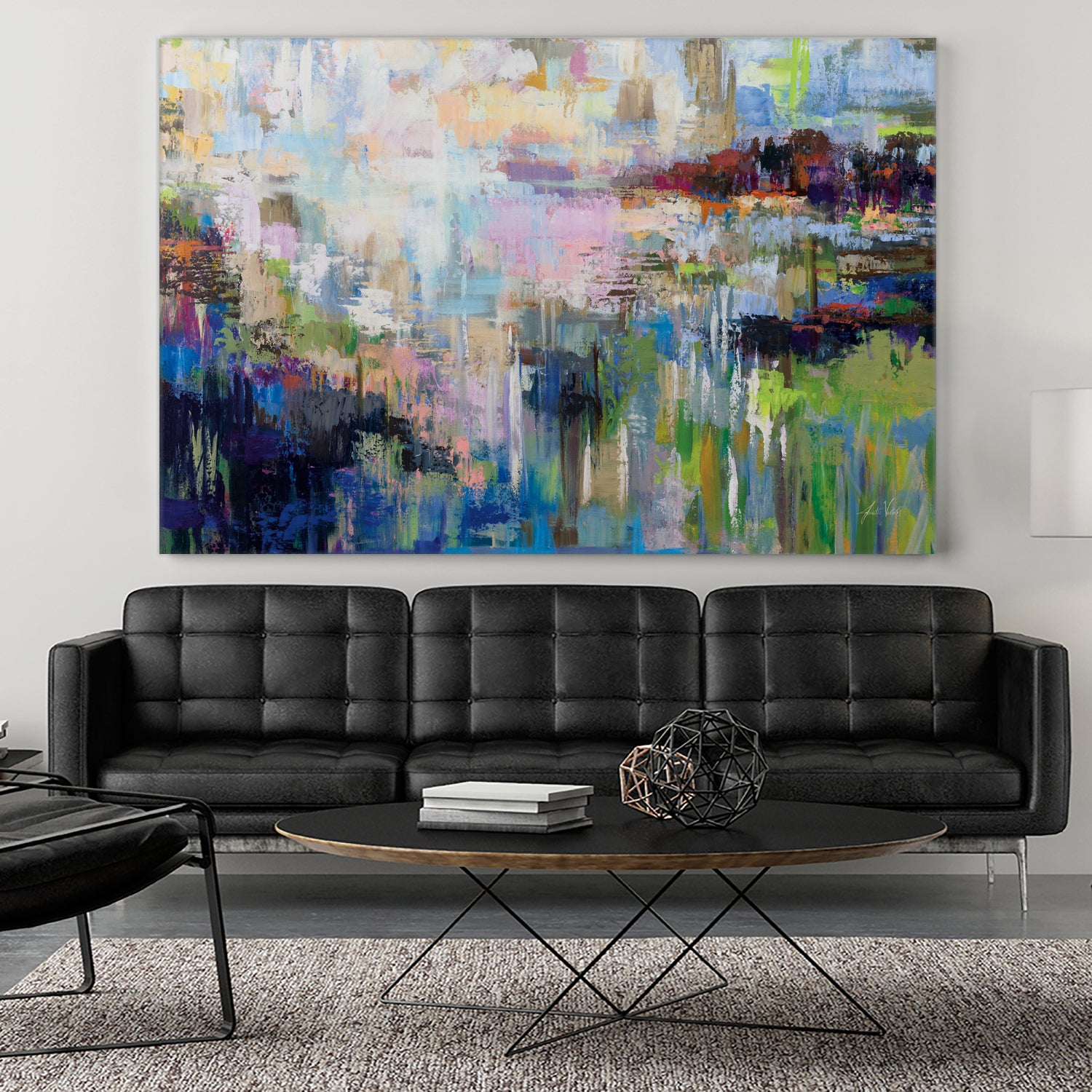 Forecast by Jeanette Vertentes on GIANT ART - black abstract