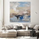 Morning Marine Layer II by Silvia Vassileva on GIANT ART - blue abstract