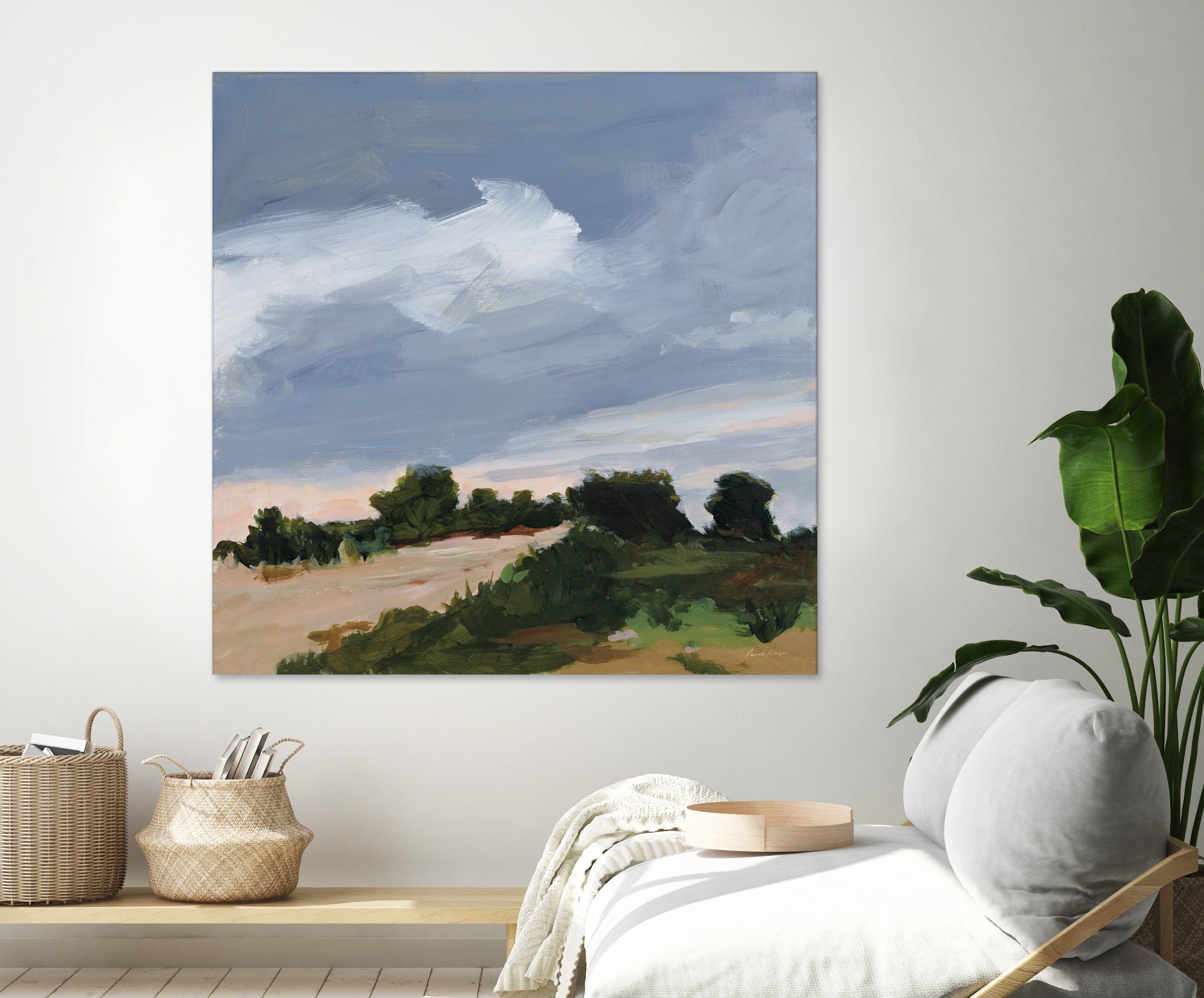 Darkening by Pamela Munger on GIANT ART - blue