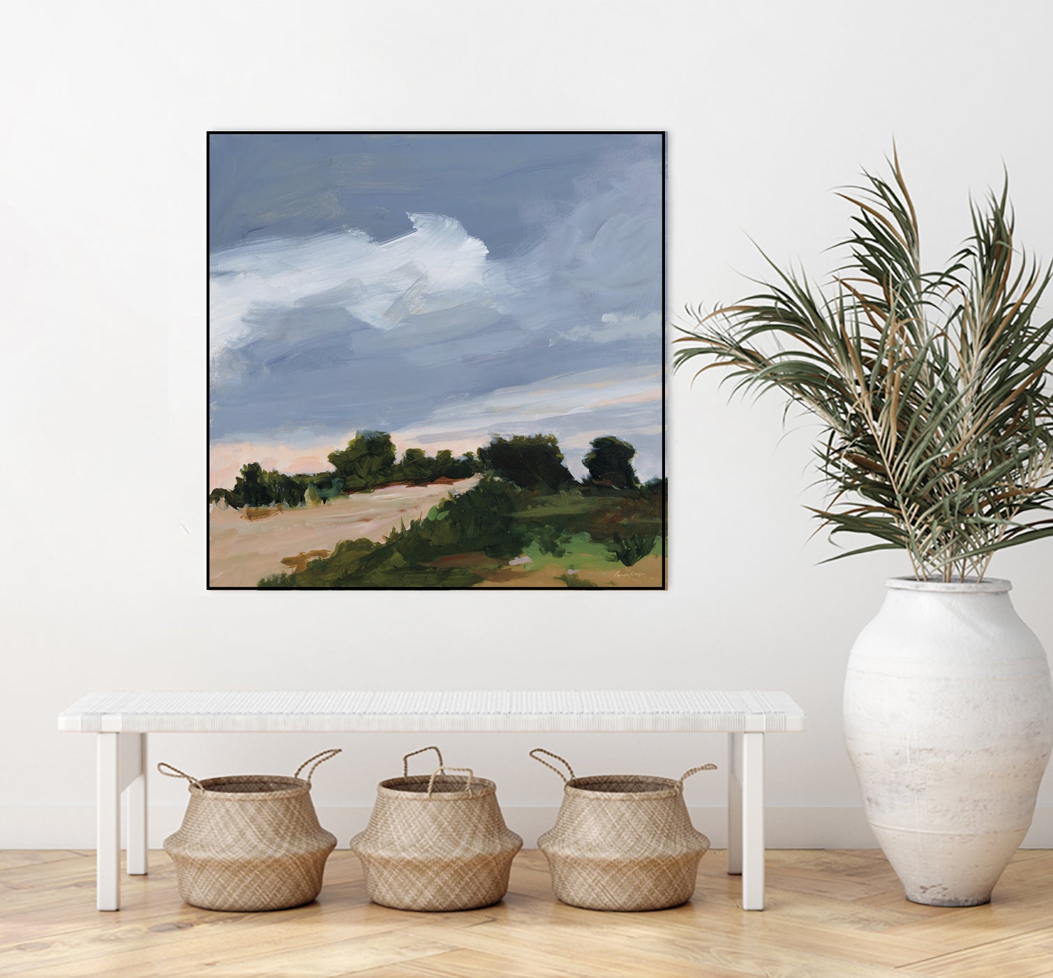 Darkening by Pamela Munger on GIANT ART - blue