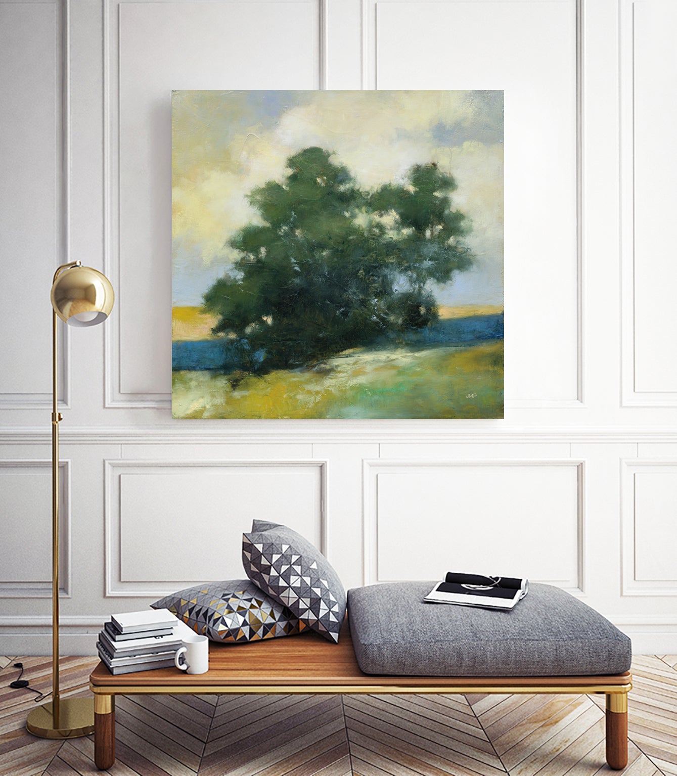 Solitary by Julia Purinton on GIANT ART - blue
