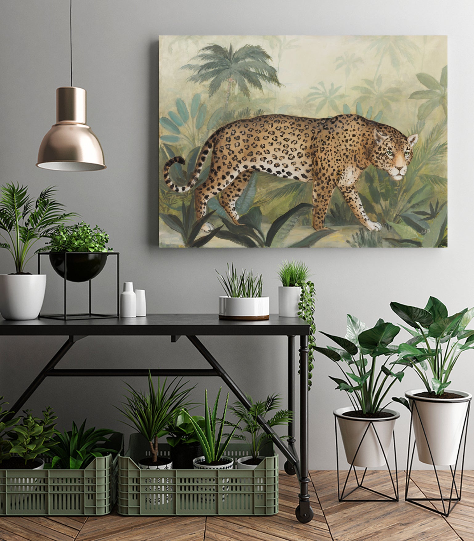 Prowl I by Julia Purinton on GIANT ART - beige