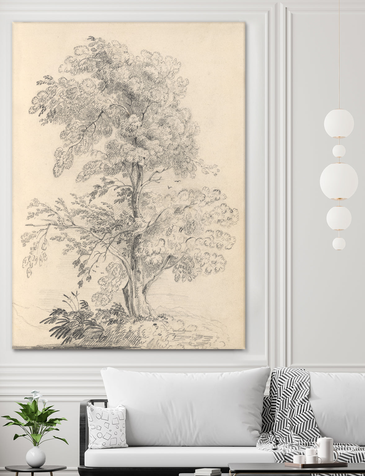 Tree Sketch by Wild Apple Portfolio on GIANT ART - abstract