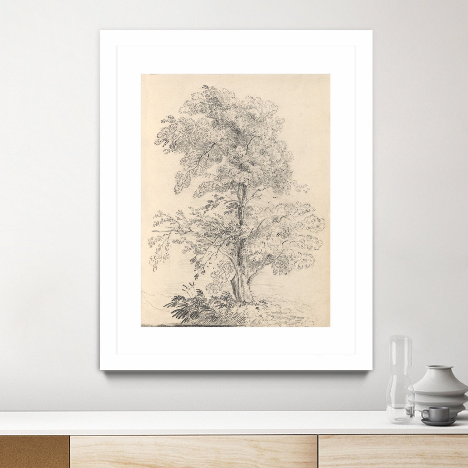 Tree Sketch by Wild Apple Portfolio on GIANT ART - abstract