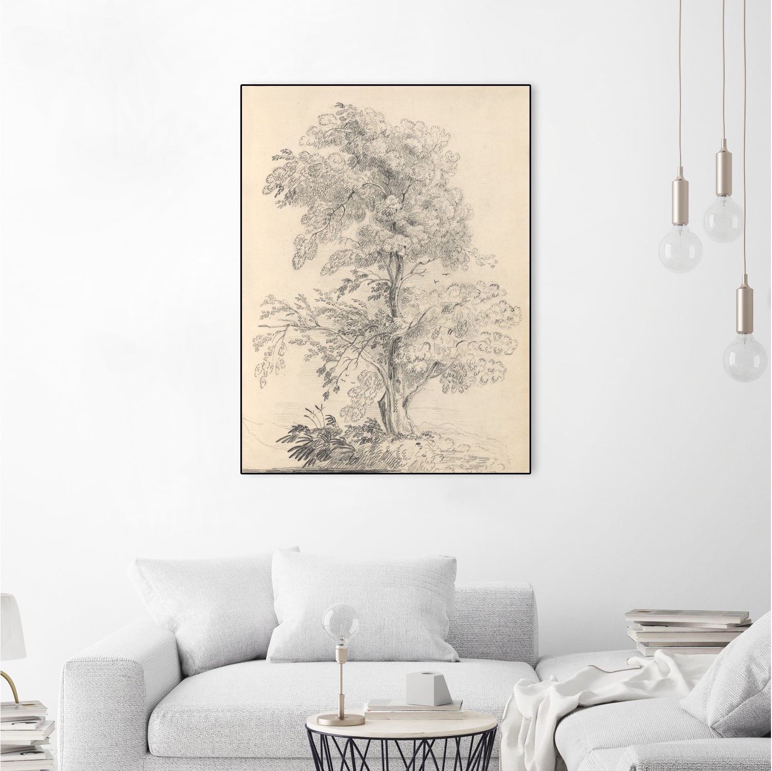 Tree Sketch by Wild Apple Portfolio on GIANT ART - abstract