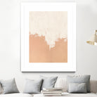 Just Peachy by Sarah Adams on GIANT ART - orange abstract