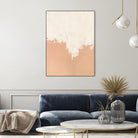 Just Peachy by Sarah Adams on GIANT ART - orange abstract