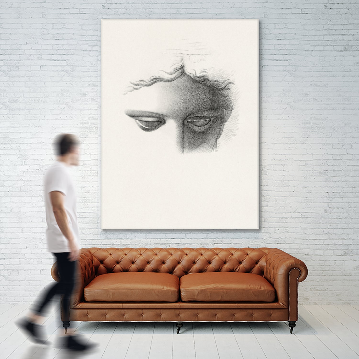 Classic Reverie by Wild Apple Portfolio on GIANT ART - grey figurative