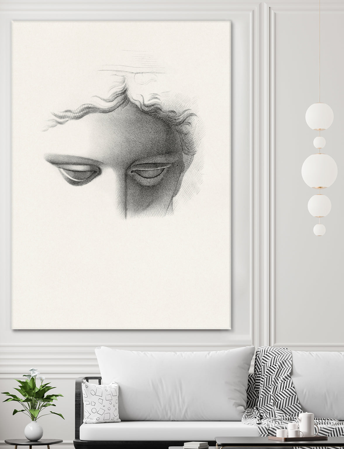 Classic Reverie by Wild Apple Portfolio on GIANT ART - grey figurative