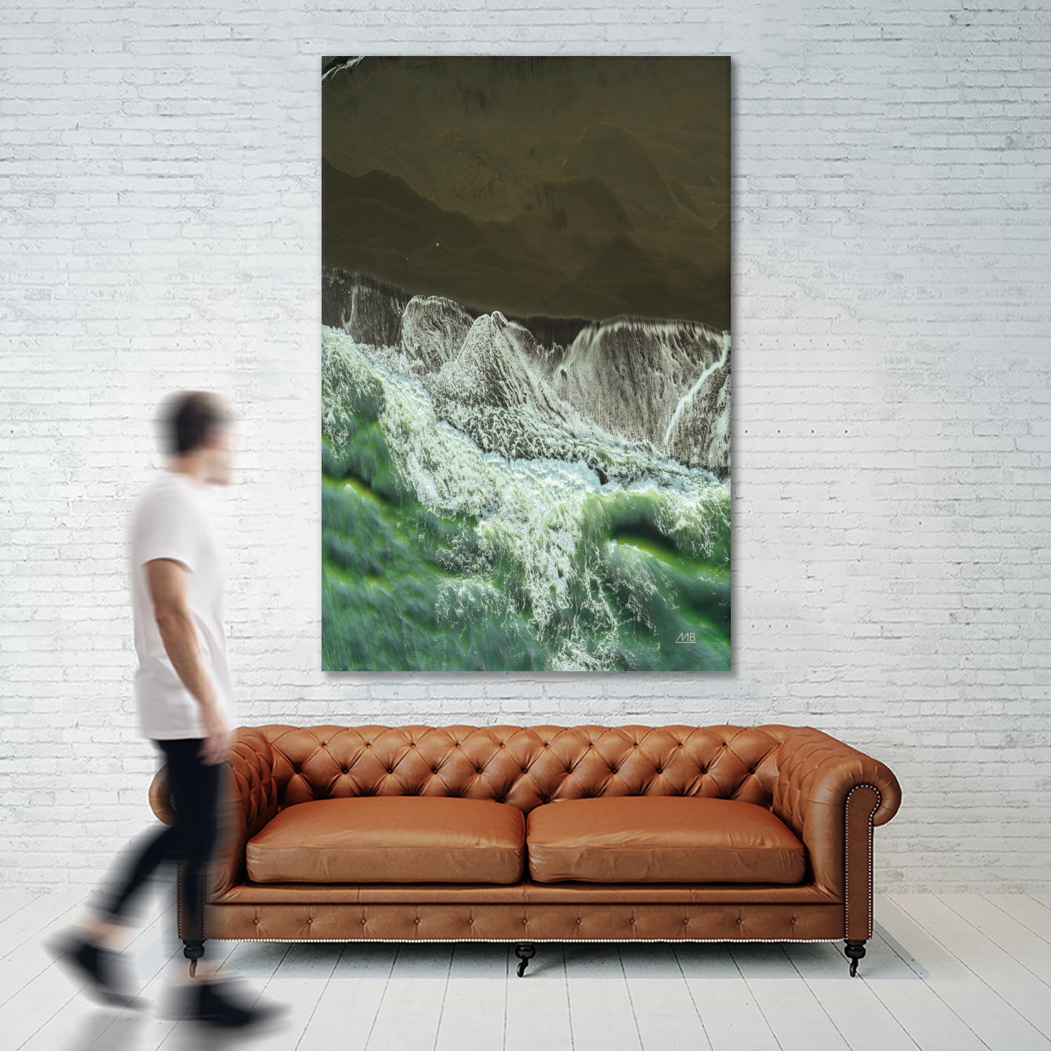 Iceland Shores by Max Blakesberg Studios on GIANT ART - brown landscape