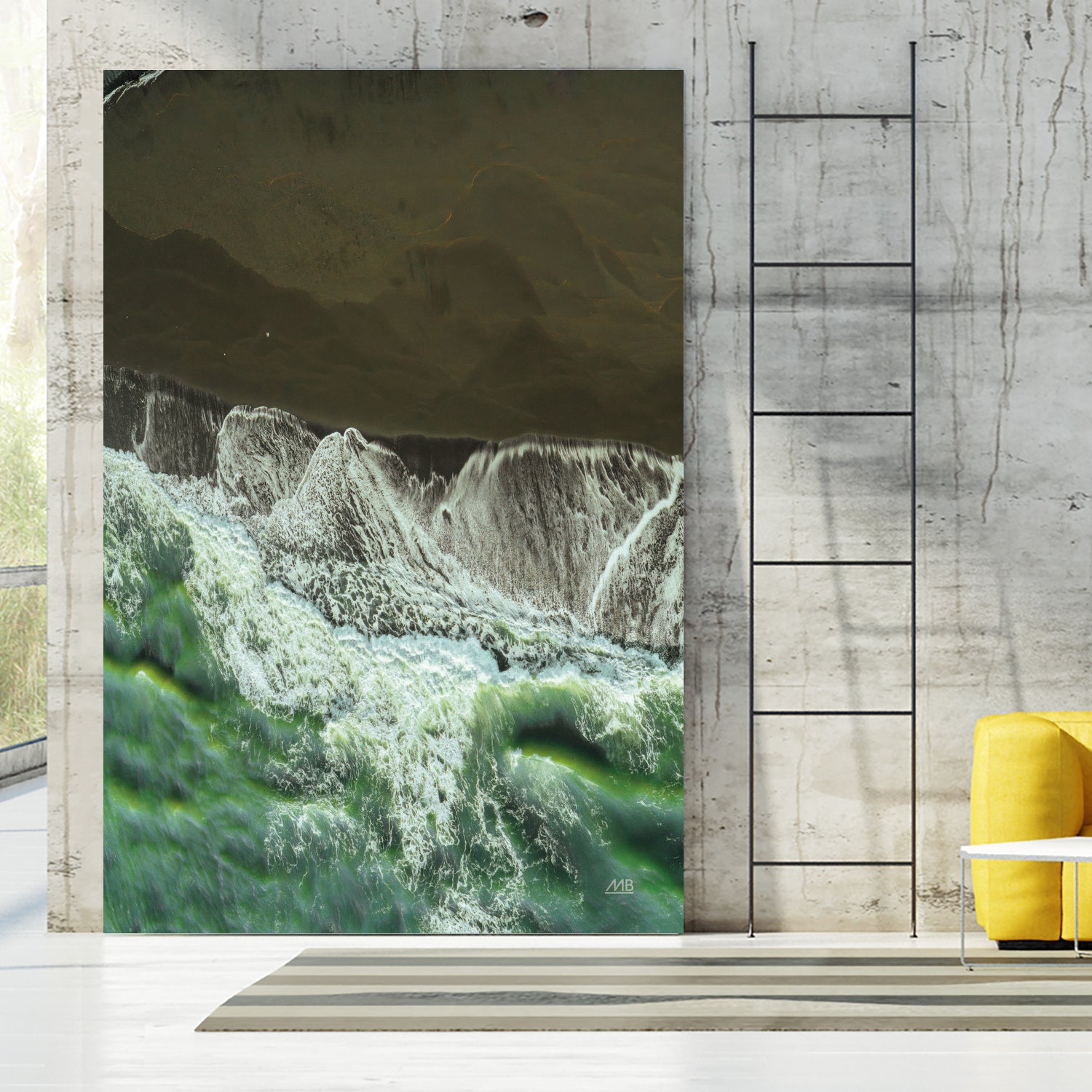 Iceland Shores by Max Blakesberg Studios on GIANT ART - brown landscape