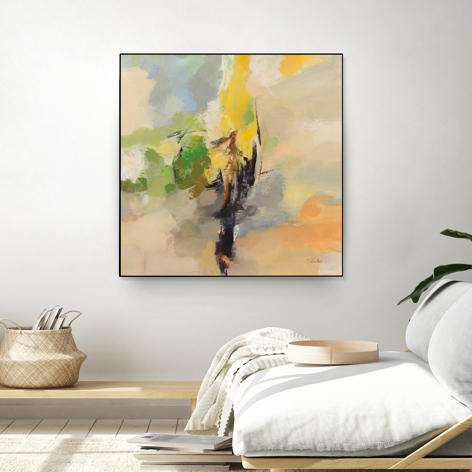 Lemon Grove by Silvia Vassileva on GIANT ART - black abstract