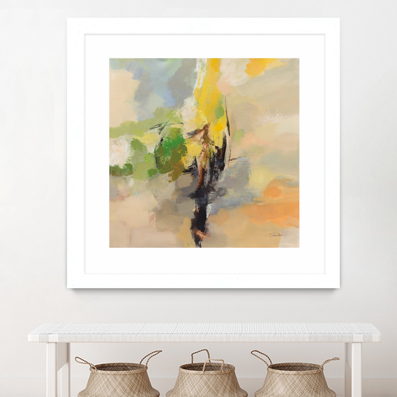 Lemon Grove by Silvia Vassileva on GIANT ART - black abstract