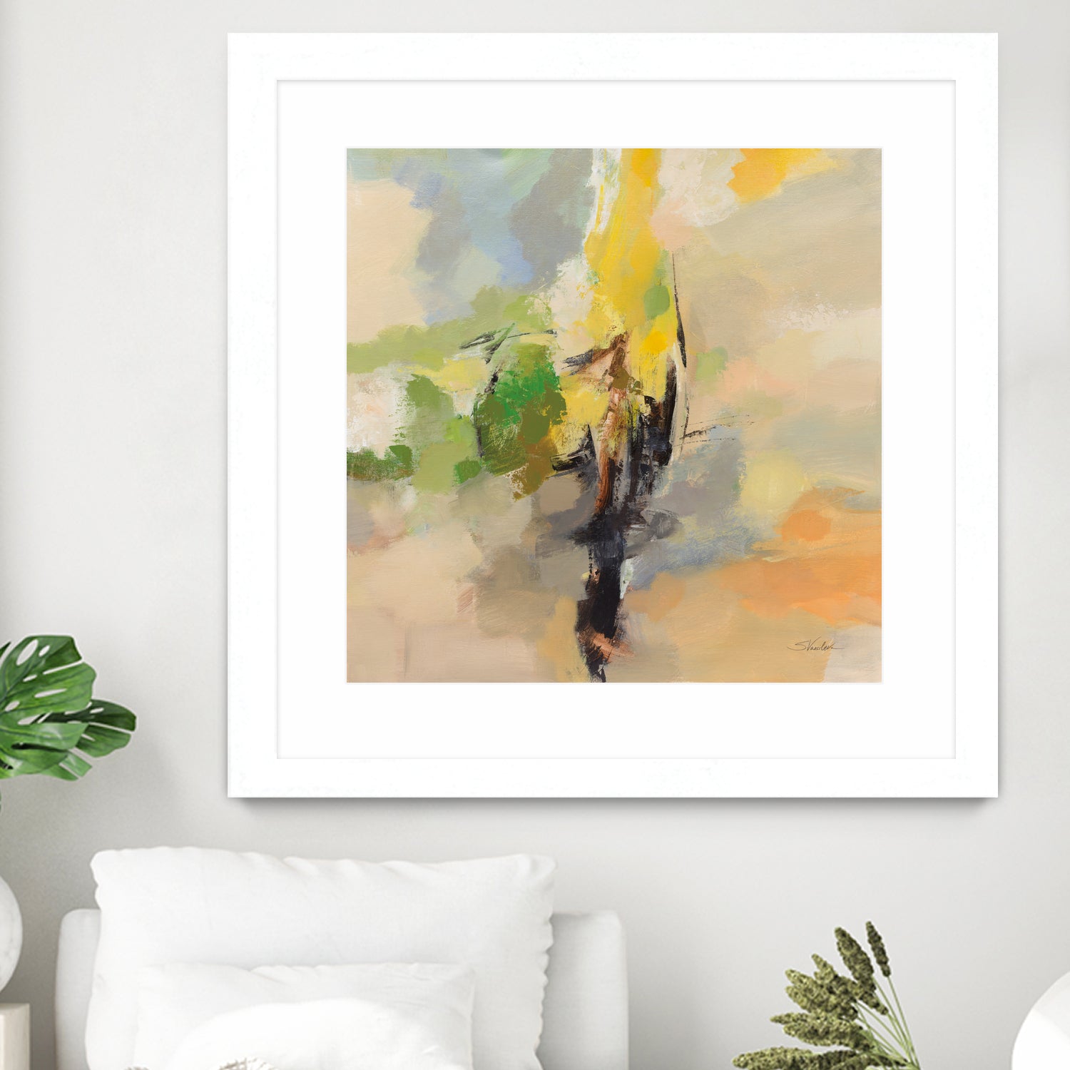 Lemon Grove by Silvia Vassileva on GIANT ART - black abstract