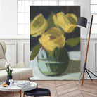 Trio by Pamela Munger on GIANT ART - grey botanical