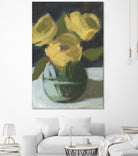 Trio by Pamela Munger on GIANT ART - grey botanical