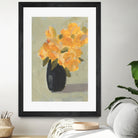 Hope Bouquet by Pamela Munger on GIANT ART - black botanical