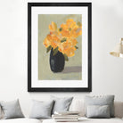 Hope Bouquet by Pamela Munger on GIANT ART - black botanical