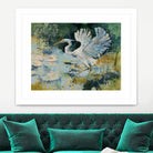 Shoreline Bird 2 by Dusza on GIANT ART - purple landscapes