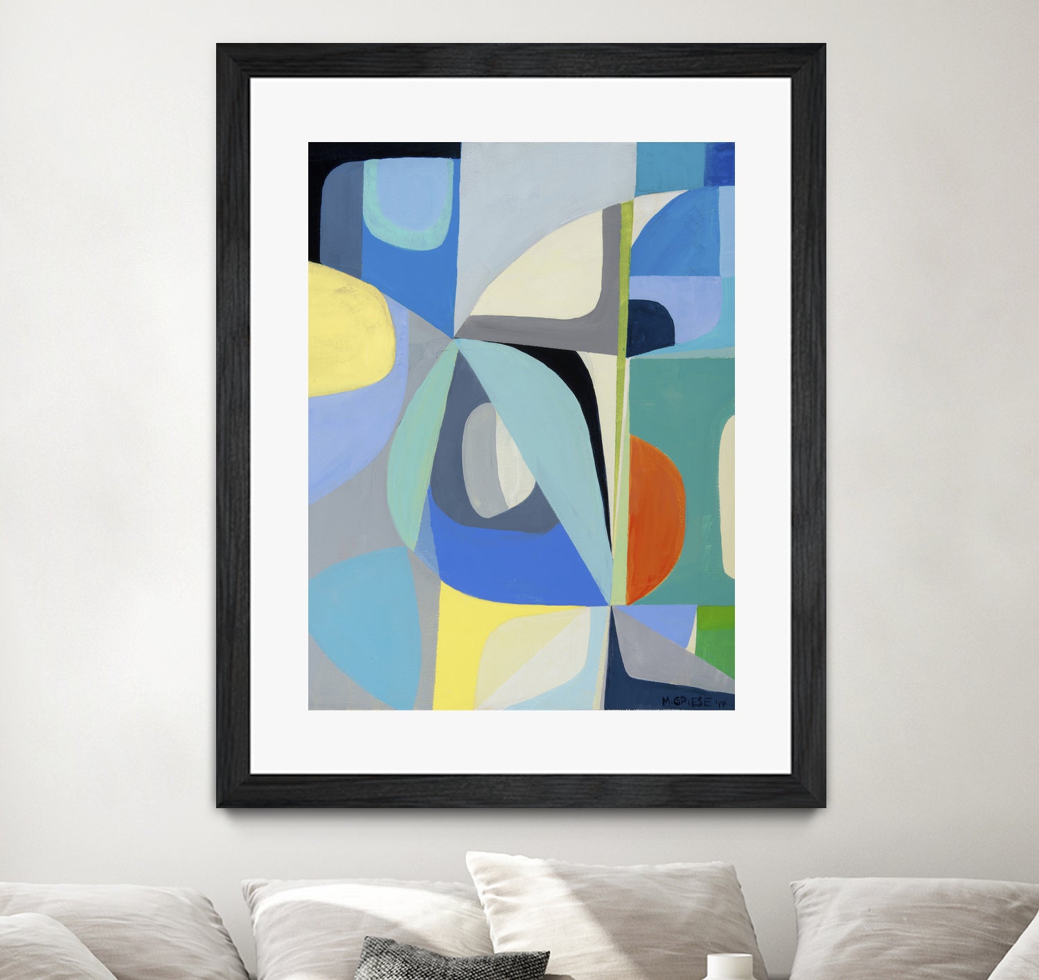 Window of Peace by Marion Griese on GIANT ART - orange abstract