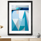 Frozen Shores by Marion Griese on GIANT ART - blue abstract