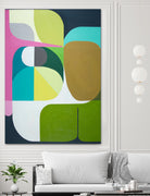 Journey by Marion Griese on GIANT ART - green abstract