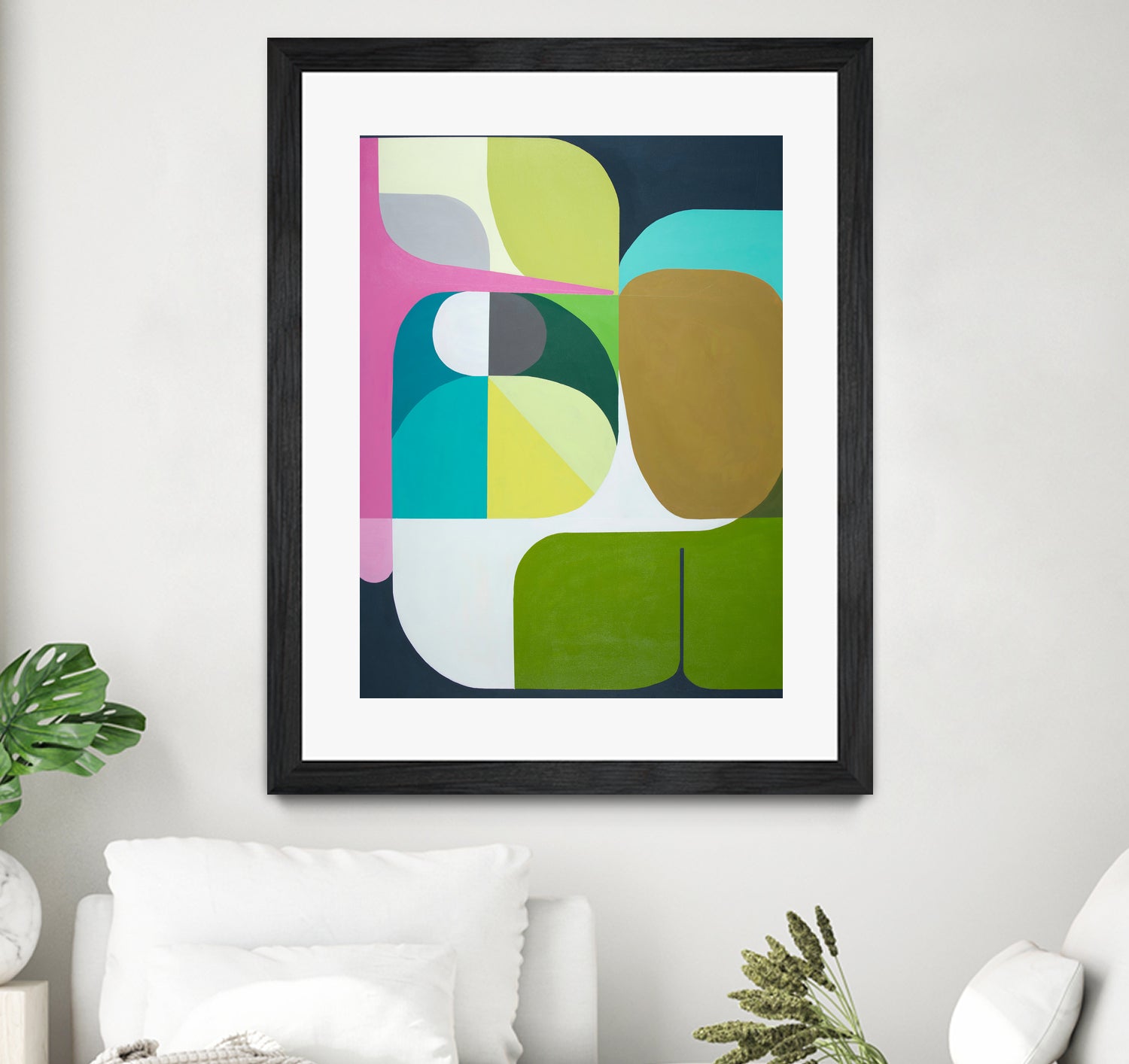 Journey by Marion Griese on GIANT ART - green abstract