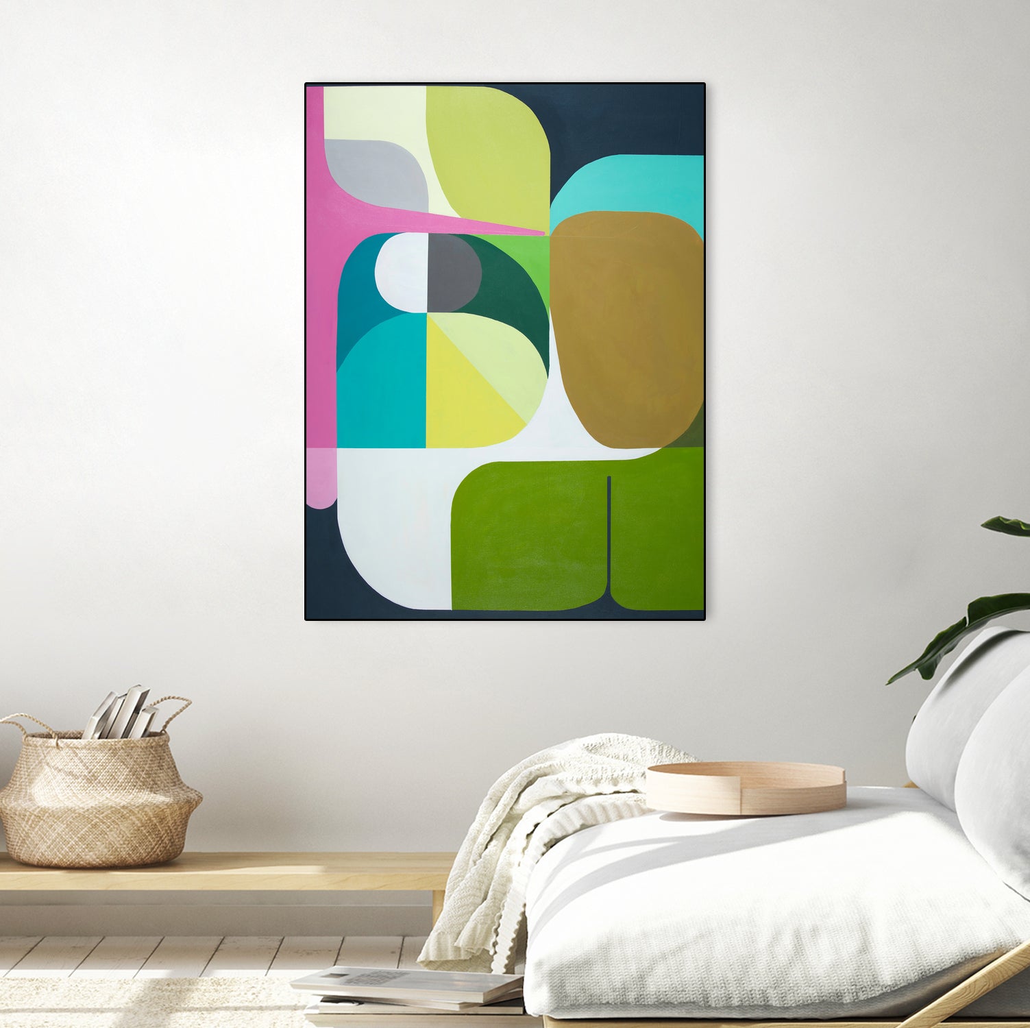 Journey by Marion Griese on GIANT ART - green abstract