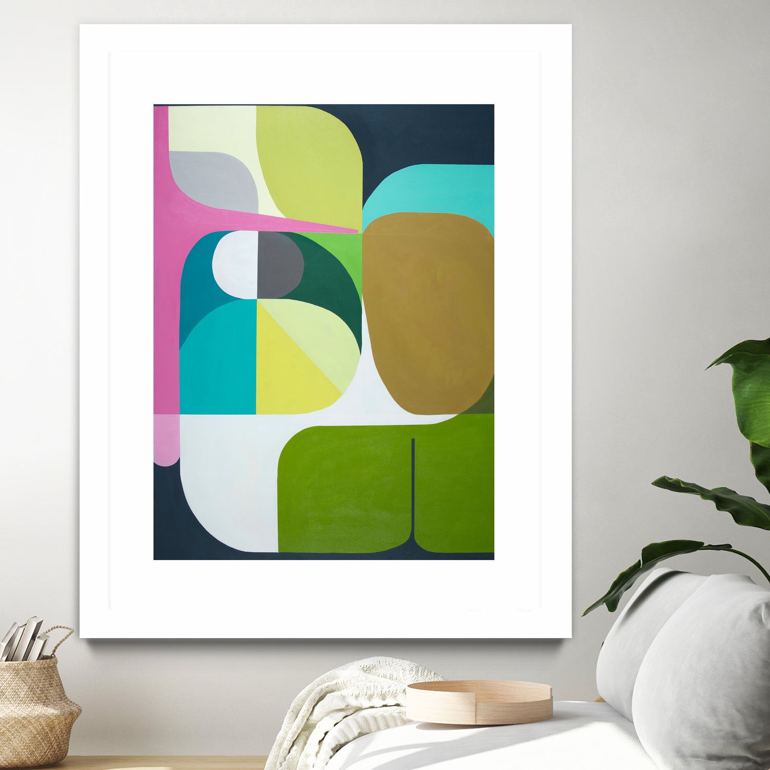 Journey by Marion Griese on GIANT ART - green abstract