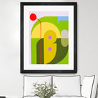 Running Towards the Sun 7  by Marion Griese on GIANT ART - yellow abstract