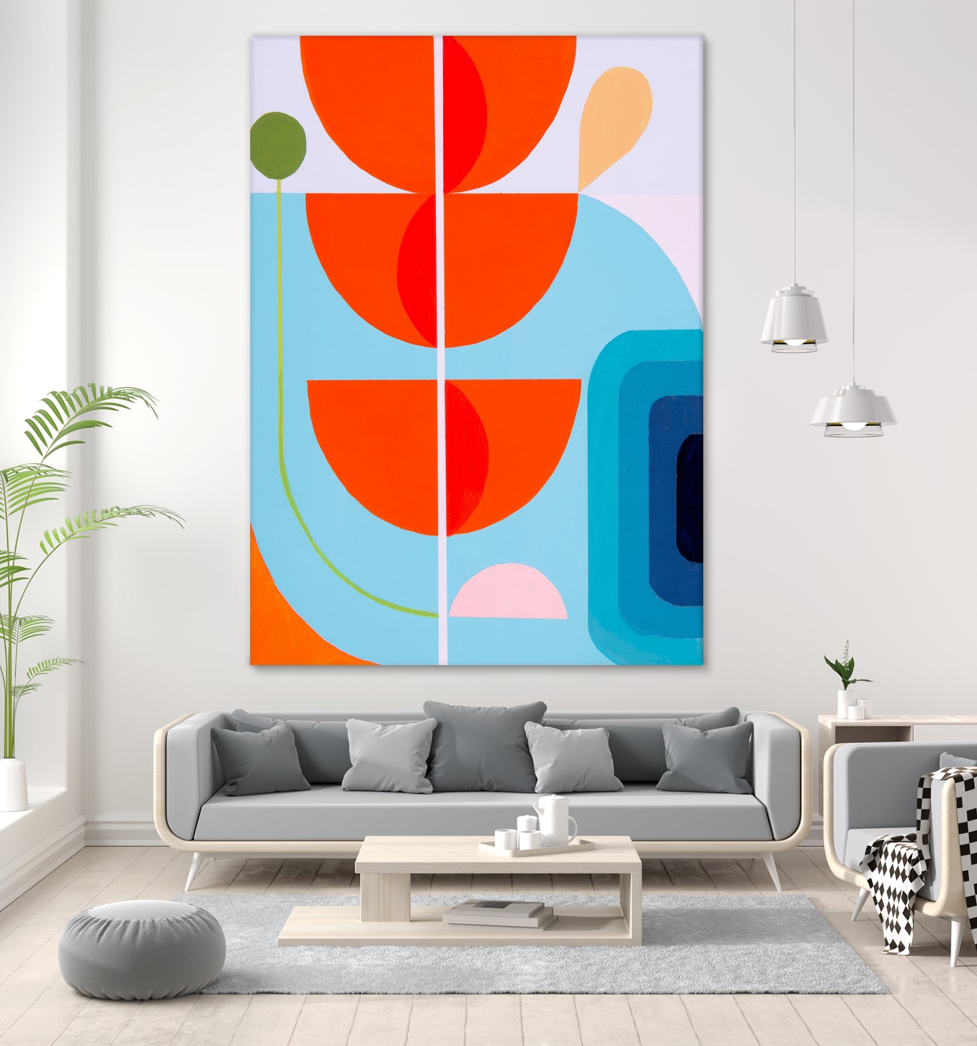 Running Towards the Sun 10 by Marion Griese on GIANT ART - orange abstract