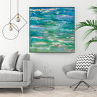 Homage to Monet by Meredith Howse on GIANT ART - yellow abstracts