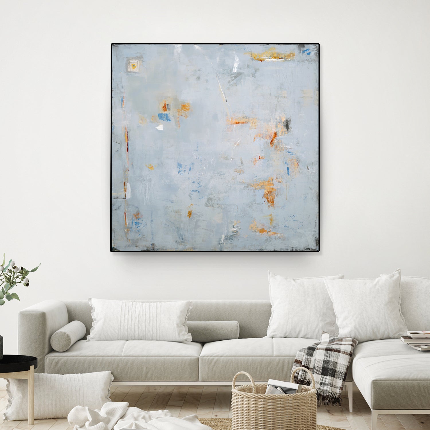 Abstract In Blue 2 by Jodi Major on GIANT ART - brown contemporary