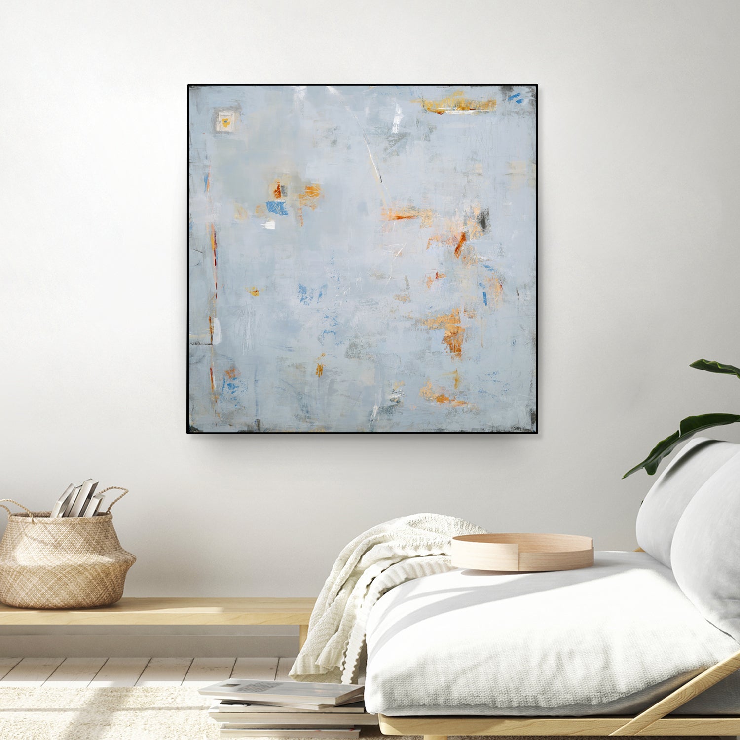 Abstract In Blue 2 by Jodi Major on GIANT ART - brown contemporary