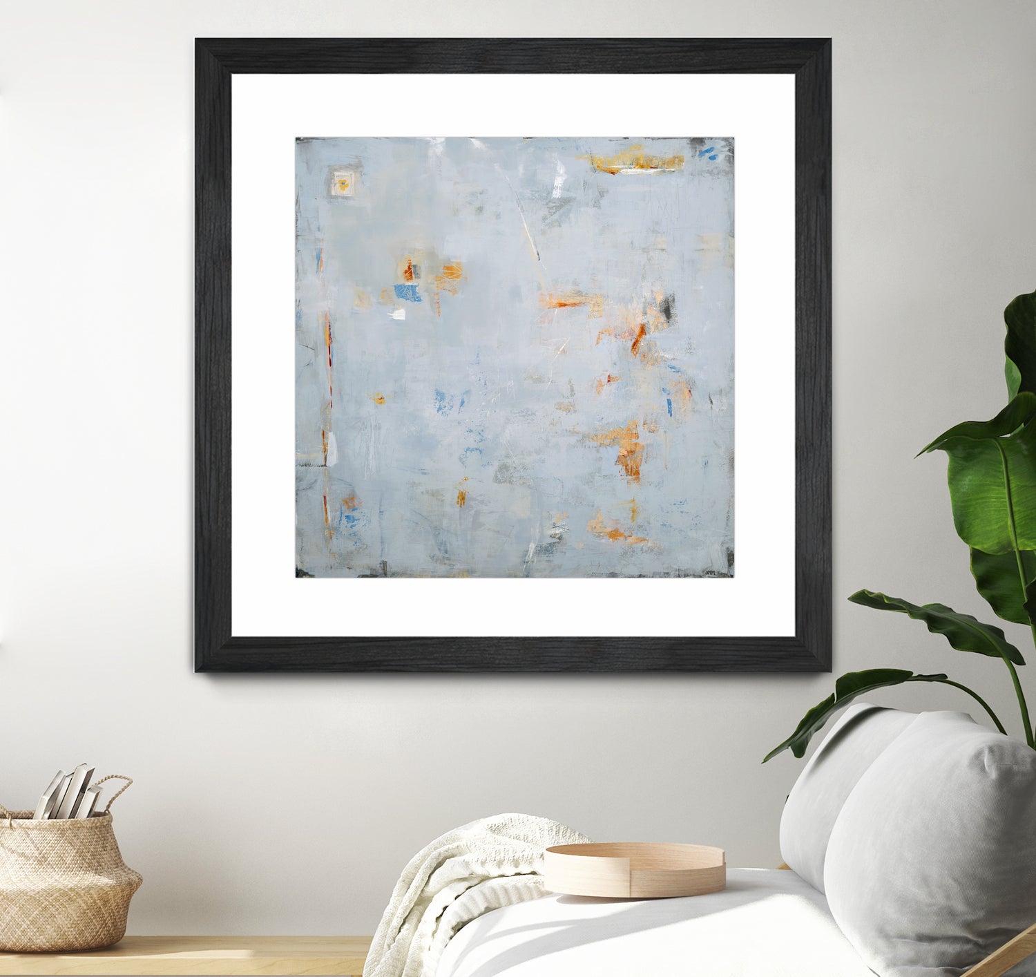 Abstract In Blue 2 by Jodi Major on GIANT ART - brown contemporary